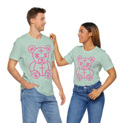 Cute Bear Graphic Unisex Tee - Perfect for Casual Style & Gifting