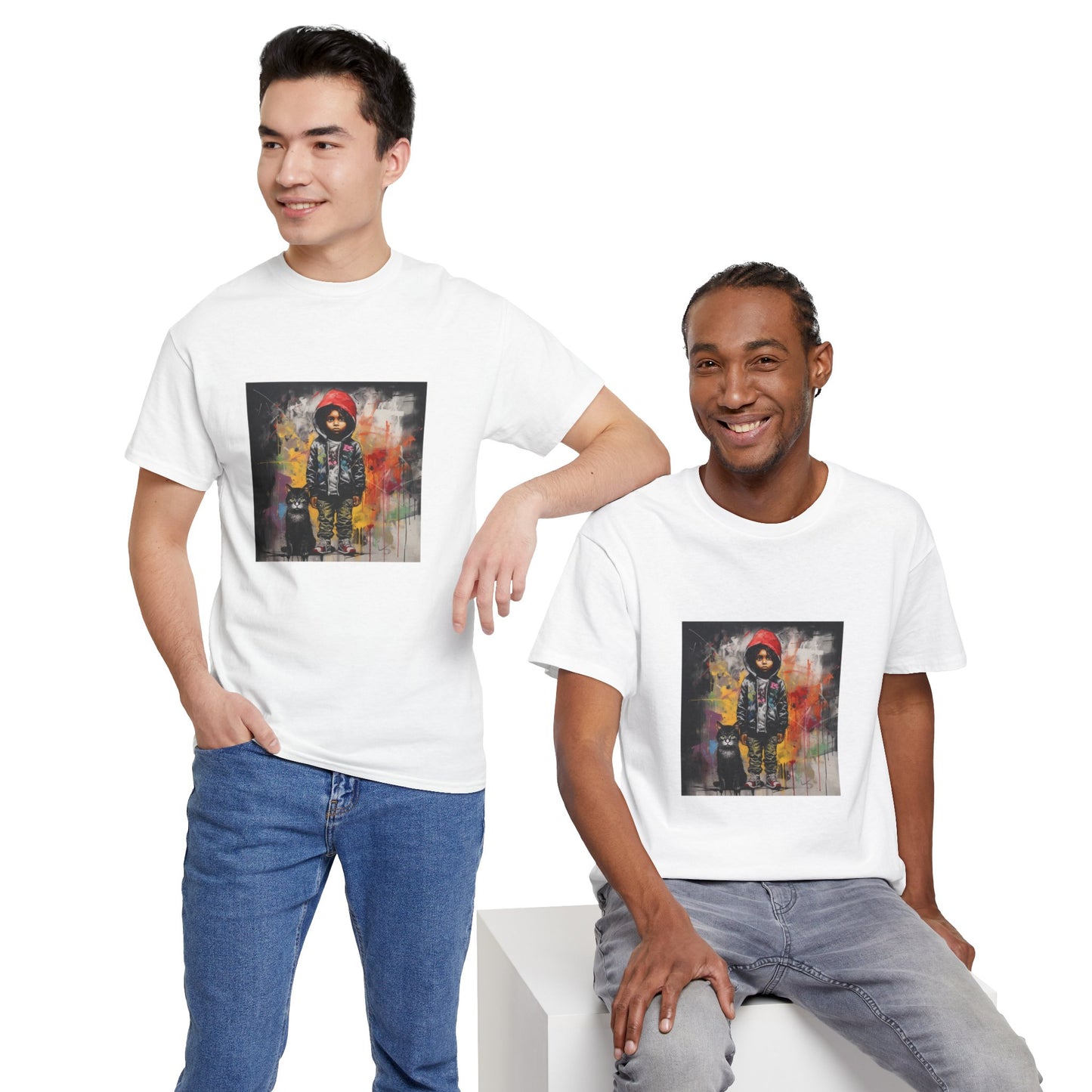 Vibrant Cultural Art Unisex Heavy Cotton Tee