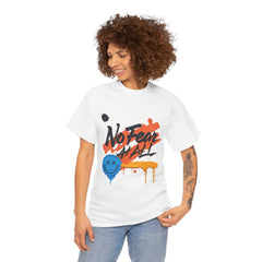 No Fear Unisex Heavy Cotton Tee - Vibrant Graphic Shirt for Casual Style