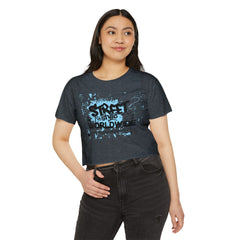 Women&#039;s Graffiti Festival Crop Top - Street Style Worldwide