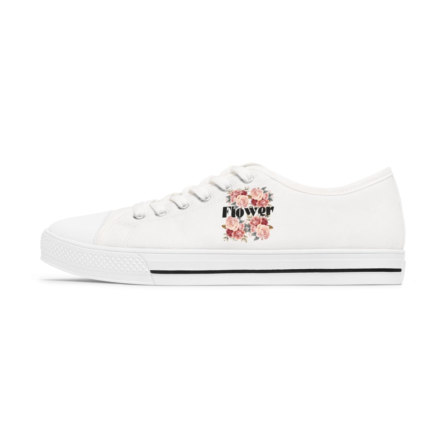 Floral Women's Low Top Sneakers - Stylish & Comfortable Casual Shoes