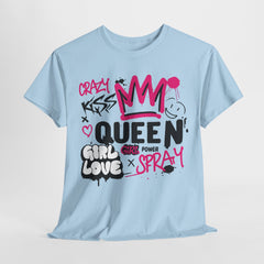 Queen Girl Power Graphic Tee - Unisex Heavy Cotton T-Shirt