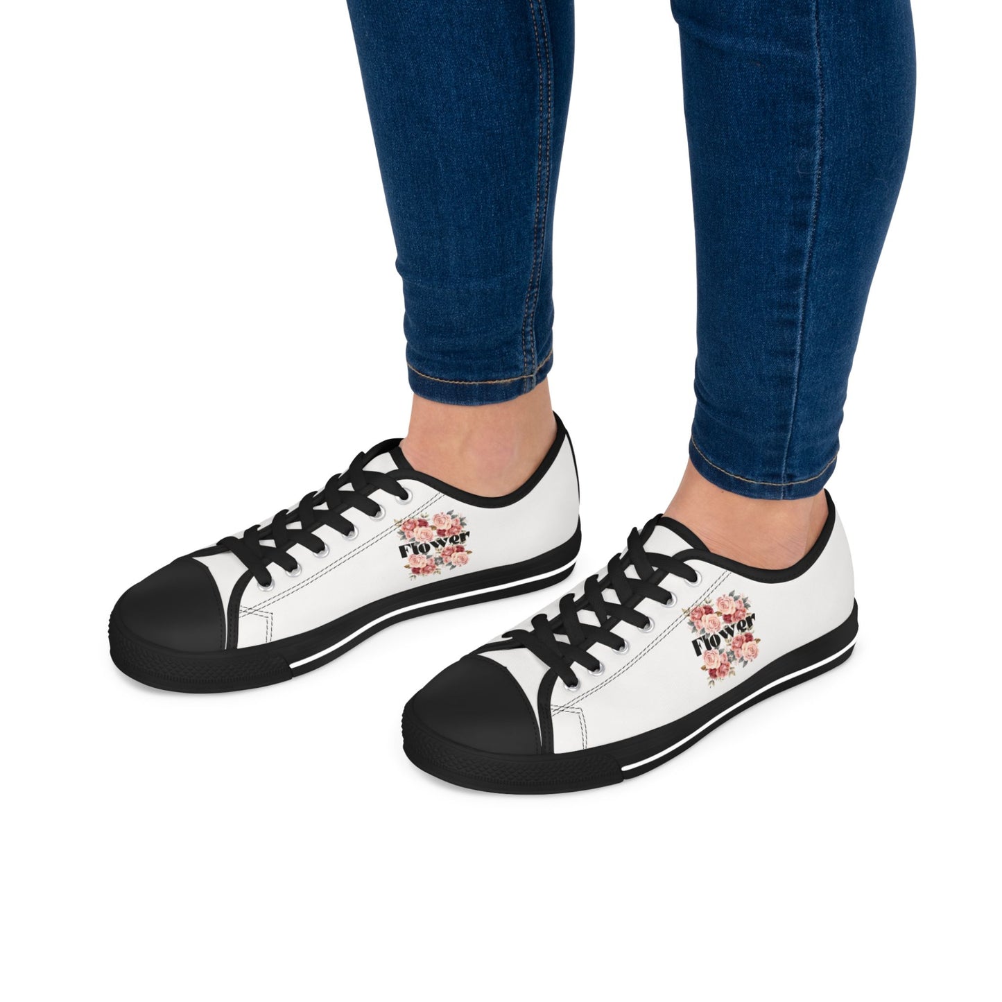 Floral Women's Low Top Sneakers - Stylish & Comfortable Casual Shoes