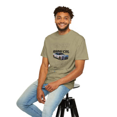 BMW CSL Unisex Garment-Dyed T-Shirt | Car Enthusiast Apparel