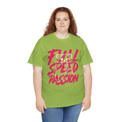Full Speed Passion Unisex Heavy Cotton Tee - Motivational Graphic Tee for Enthusiasts