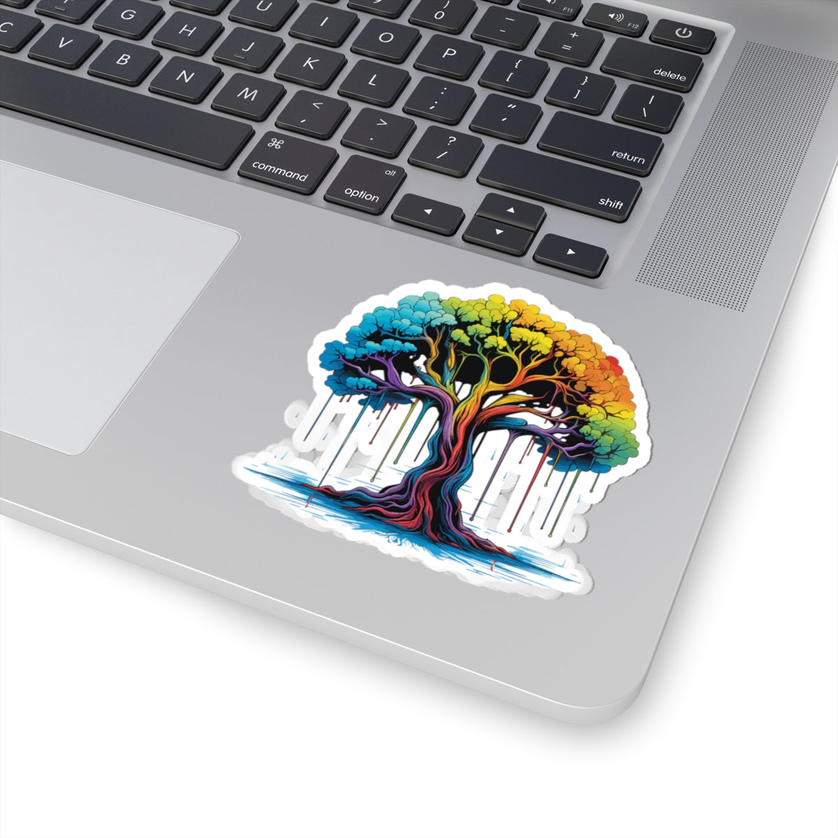 Vibrant Tree of Life Kiss-Cut Stickers | Boho Aesthetic | Nature Decor