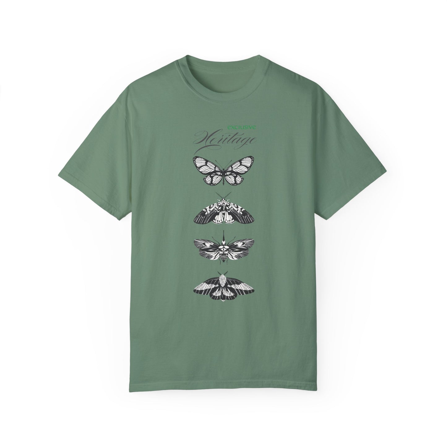 Heritage Butterfly Unisex Garment-Dyed T-shirt