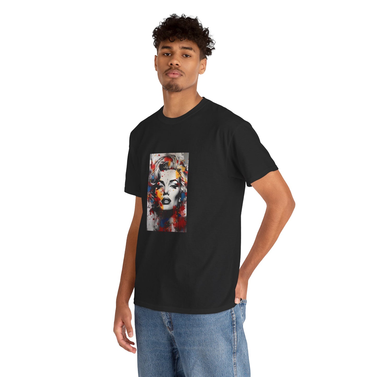 Artistic Marilyn Monroe Unisex Heavy Cotton Tee