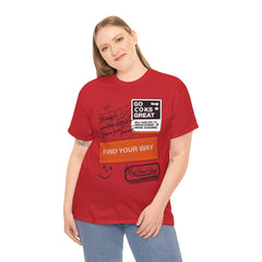 Find Your Way Unisex Heavy Cotton Tee - Motivational Graphic T-Shirt