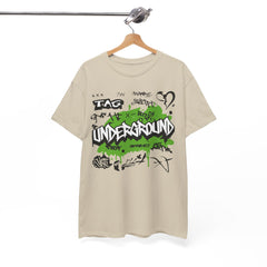 Urban Graffiti Unisex Heavy Cotton Tee - Street Style Tag Design