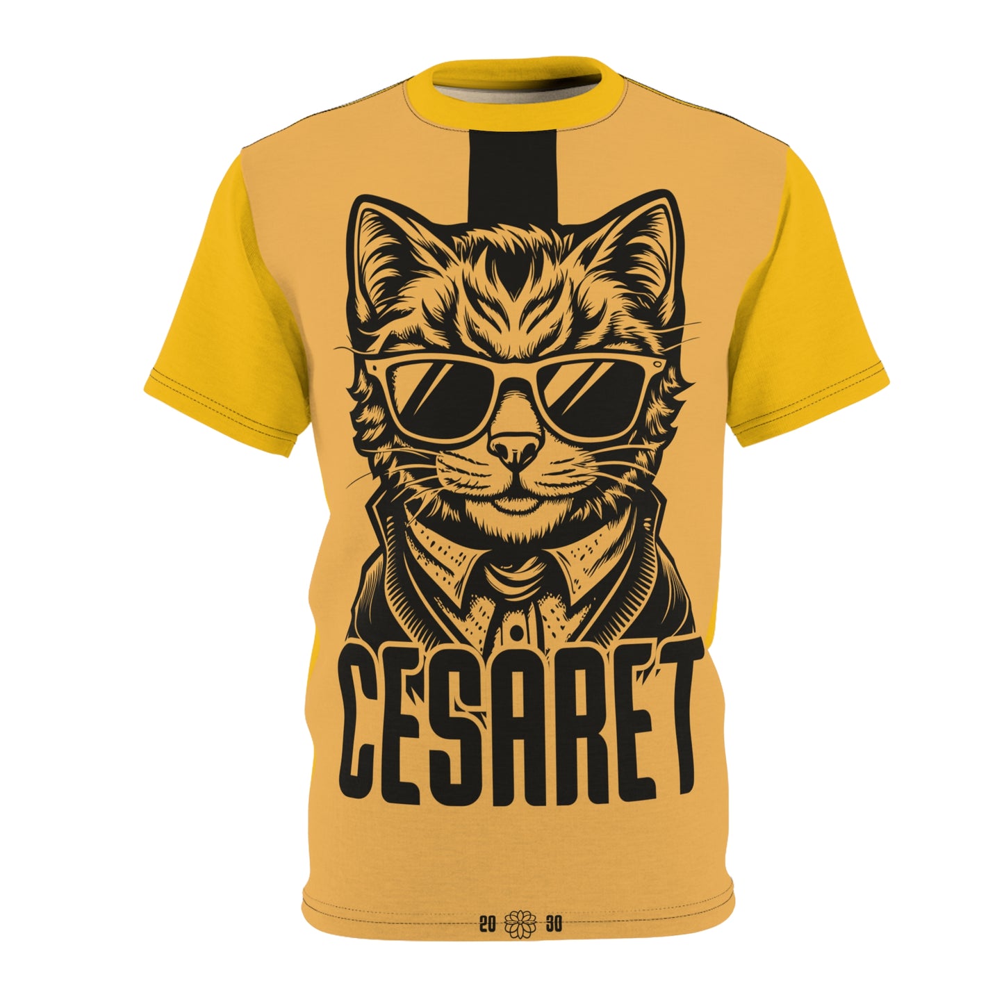 Cool Cat Unisex Tee - CESARET Graphic T-Shirt for Animal Lovers