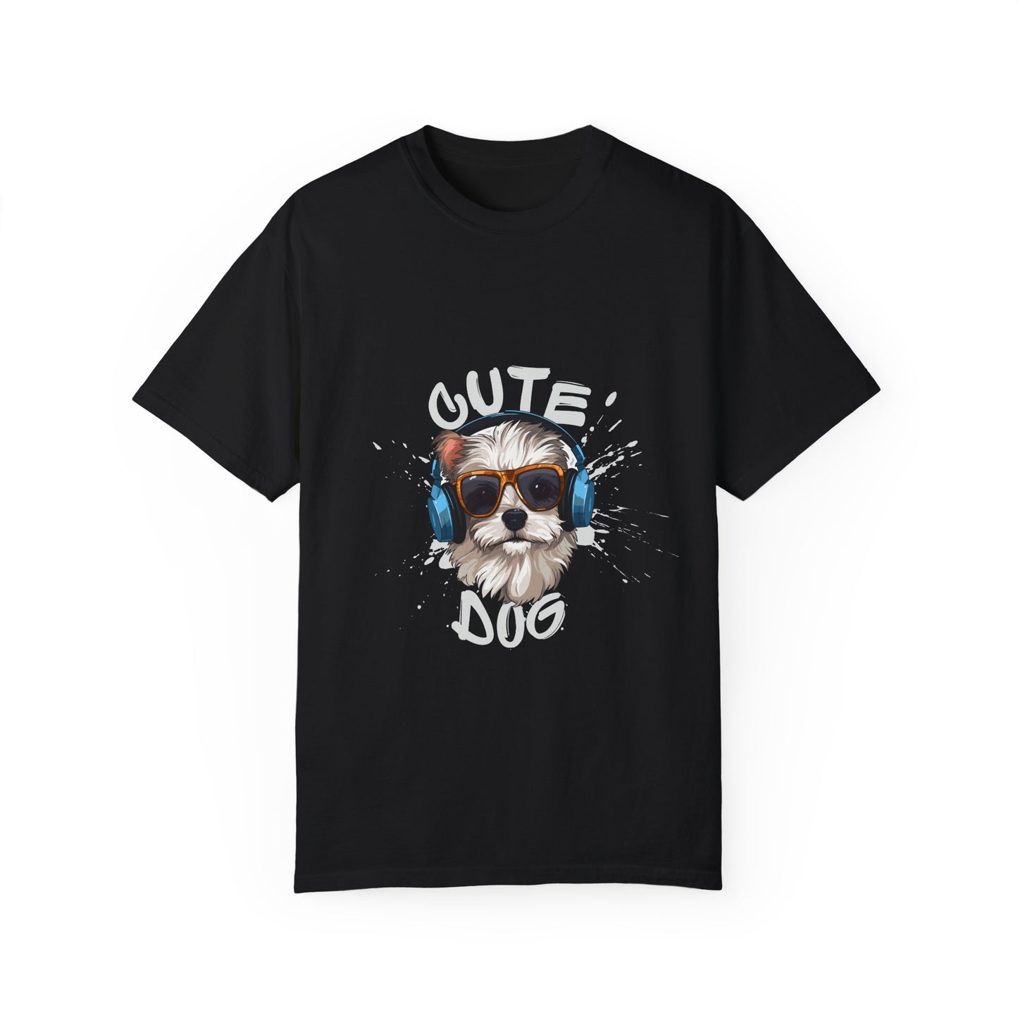 Cute Dog Unisex Garment-Dyed T-Shirt - Perfect for Pet Lovers