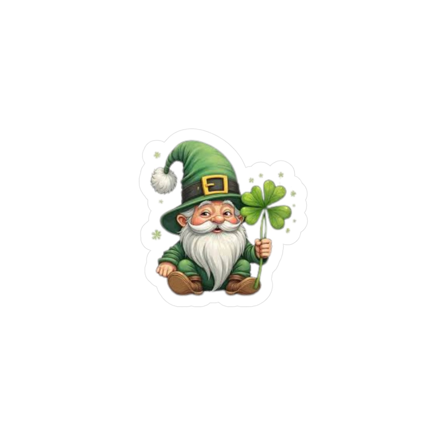 Lucky Leprechaun Kiss-Cut Vinyl Decals for St. Patrick's Day