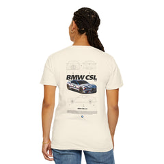 BMW CSL Unisex Garment-Dyed T-Shirt | Car Enthusiast Apparel