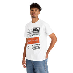 Find Your Way Unisex Heavy Cotton Tee - Motivational Graphic T-Shirt