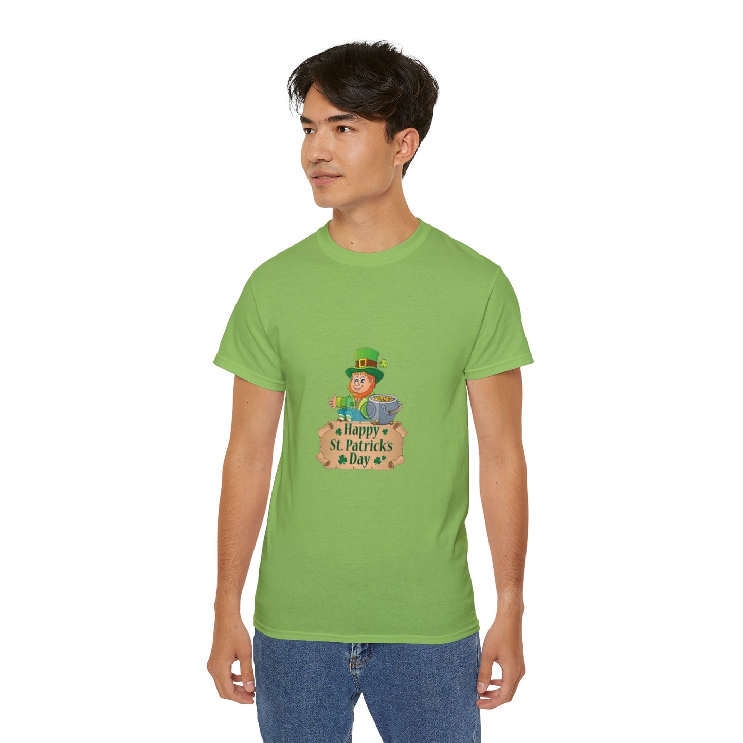 St. Patrick's Day Unisex Ultra Cotton Tee - Happy St. Patrick's Day Design