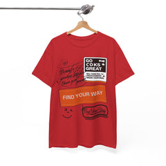 Find Your Way Unisex Heavy Cotton Tee - Motivational Graphic T-Shirt