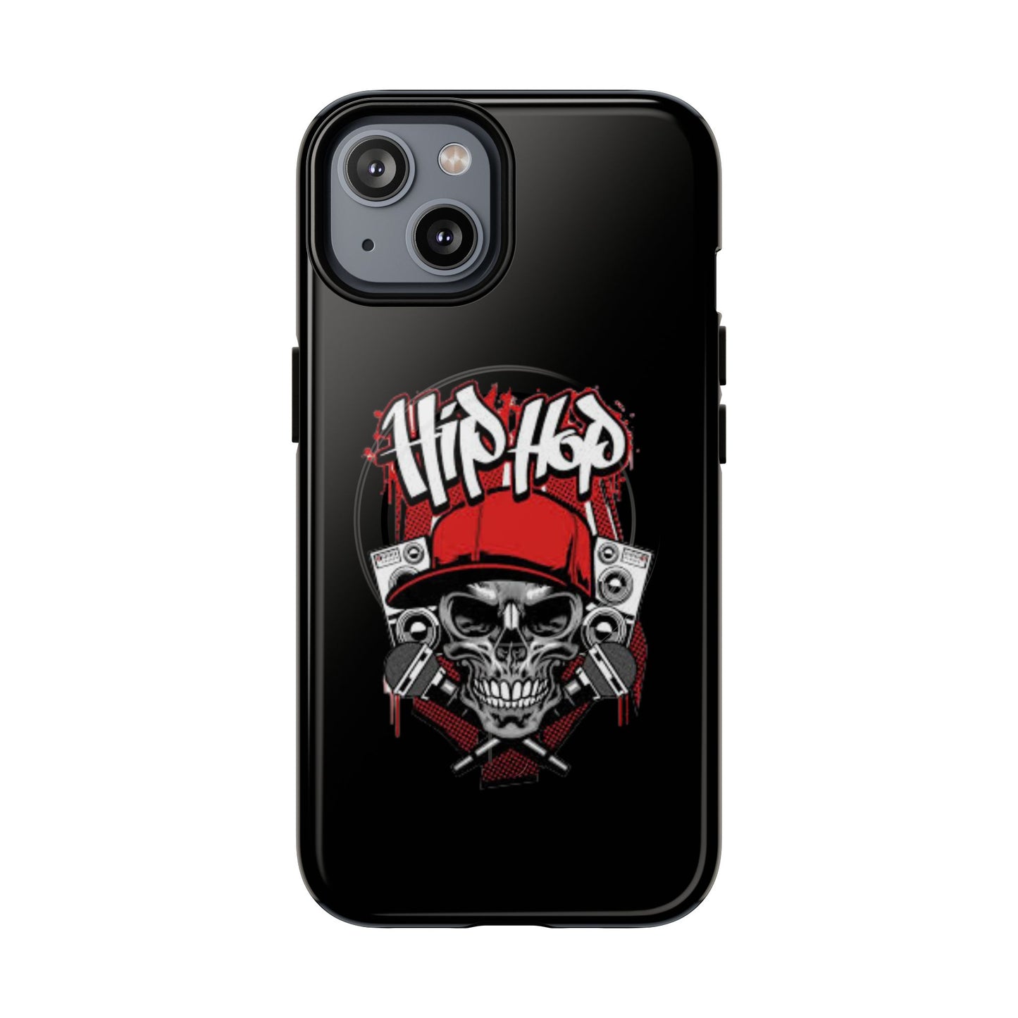 Hip Hop Skull Tough Magnetic Phone Case - Durable Protection with Stylish Design