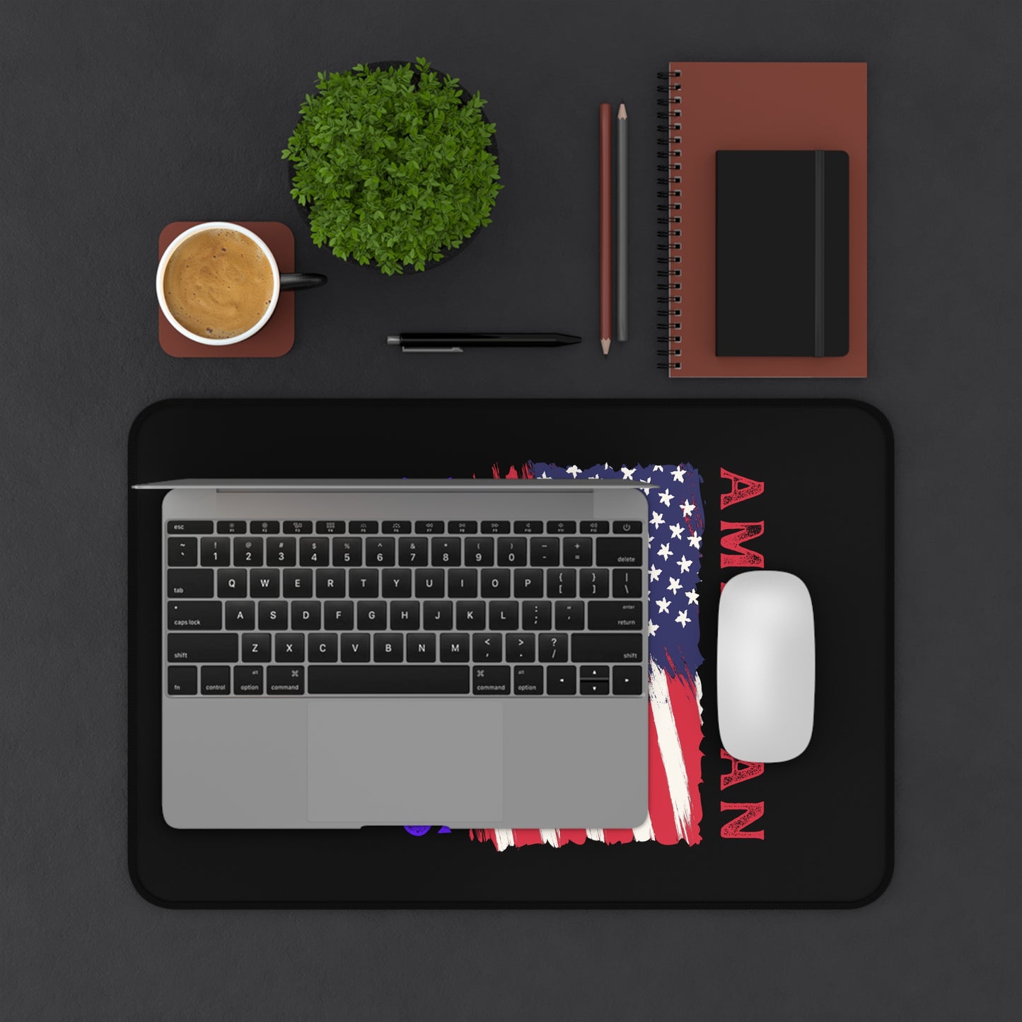 American Dreams Desk Mat - USA Flag Decorative Mouse Pad