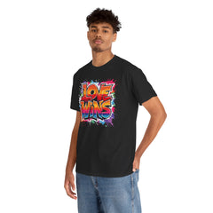 Love Wins Unisex Heavy Cotton Tee - Colorful Graphic Tee for Pride and Self-Expression