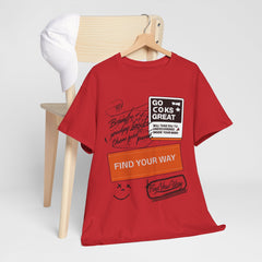 Find Your Way Unisex Heavy Cotton Tee - Motivational Graphic T-Shirt