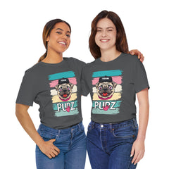 Funny Pug Team Tee - Unisex Short Sleeve Jersey T-Shirt