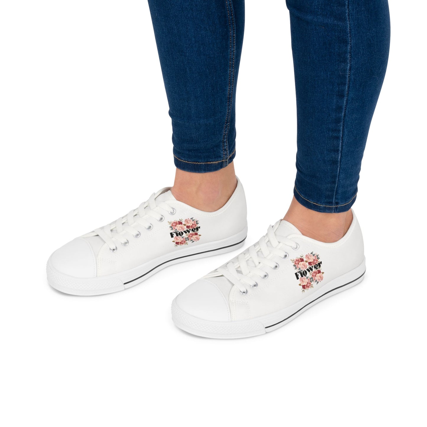 Floral Women's Low Top Sneakers - Stylish & Comfortable Casual Shoes