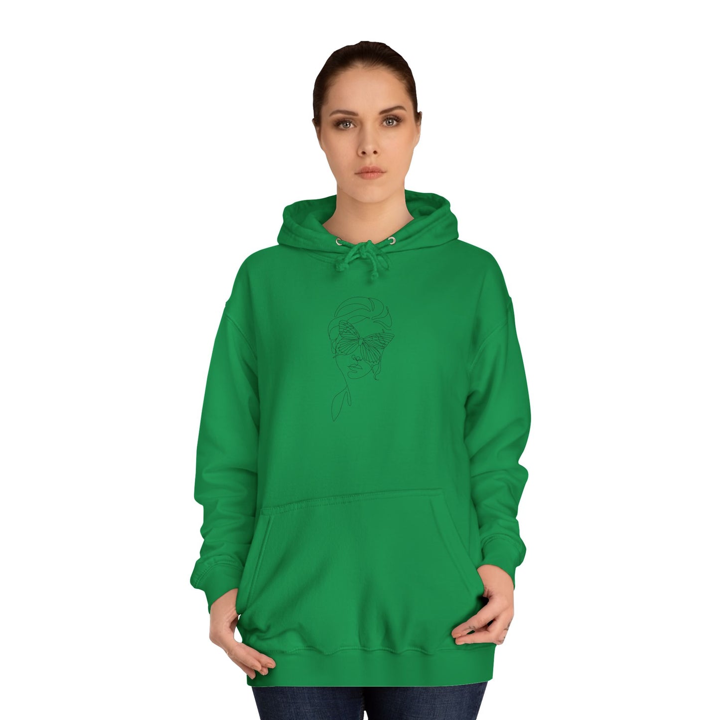 Stylish Unisex College Hoodie with Minimalist Design