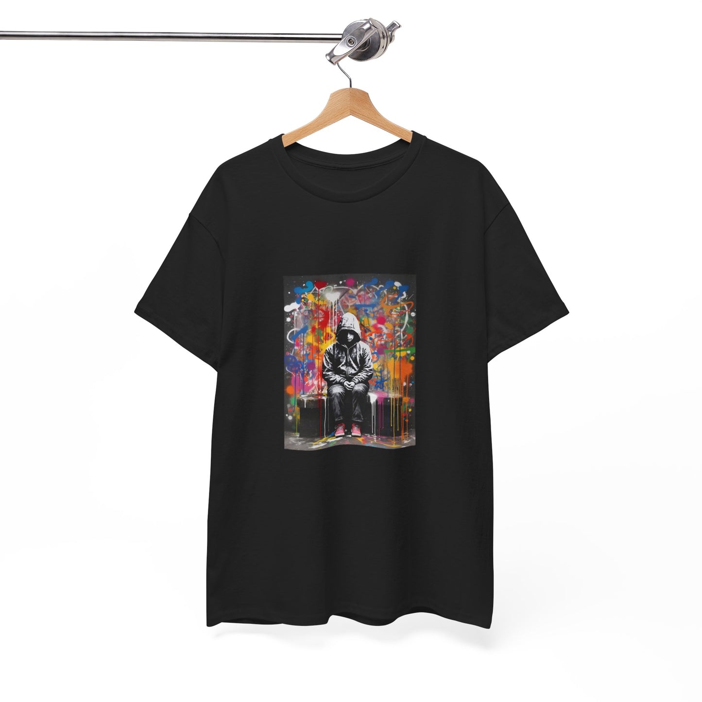 Vibrant Urban Art Unisex Heavy Cotton Tee