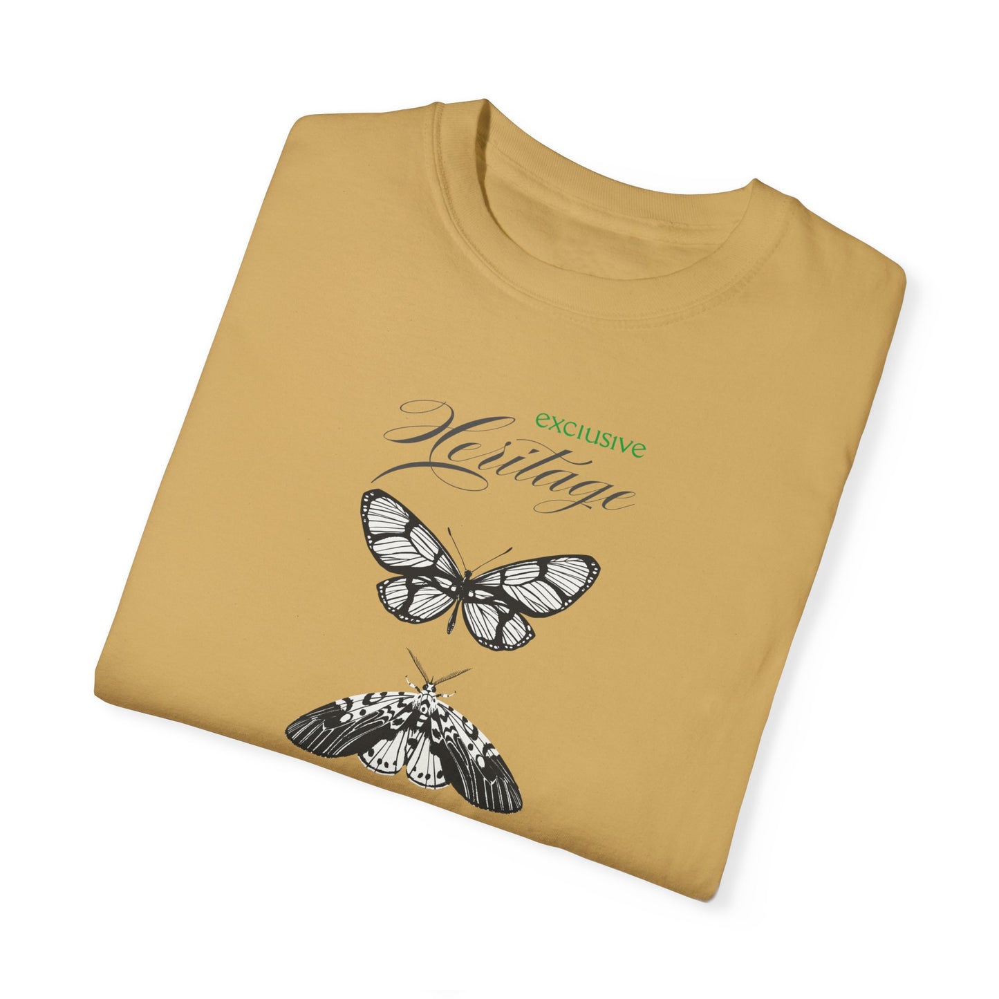 Heritage Butterfly Unisex Garment-Dyed T-shirt