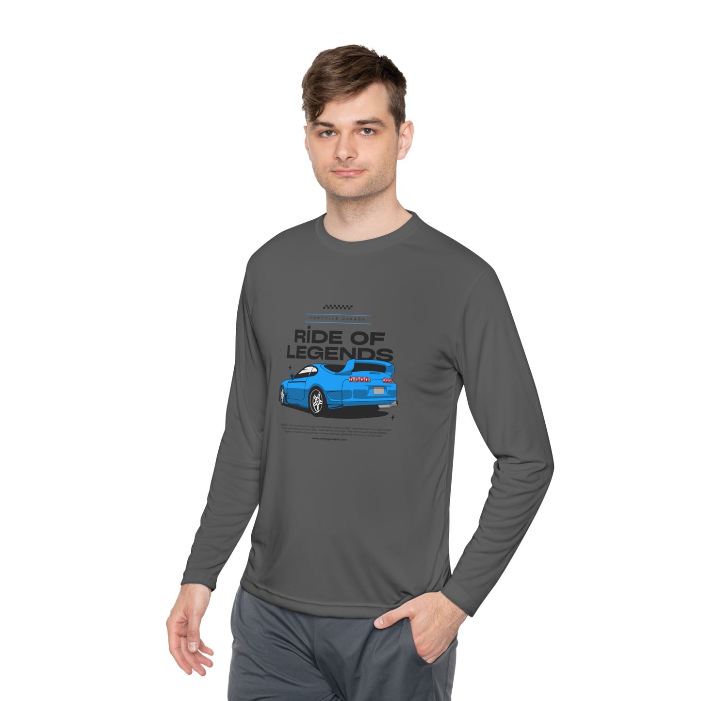 Ride of Legends Unisex Long Sleeve Tee - Dream Motif & Automotive Style