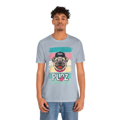 Funny Pug Team Tee - Unisex Short Sleeve Jersey T-Shirt