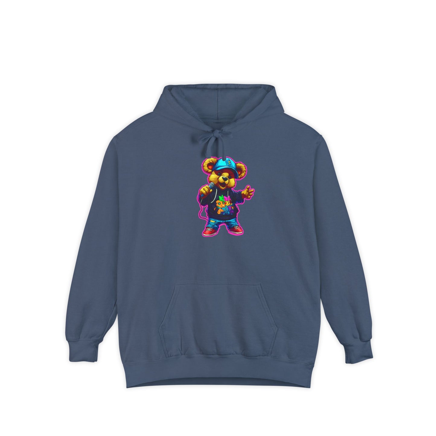 Colorful Bear Graphic Unisex Hoodie - Streetwear Style