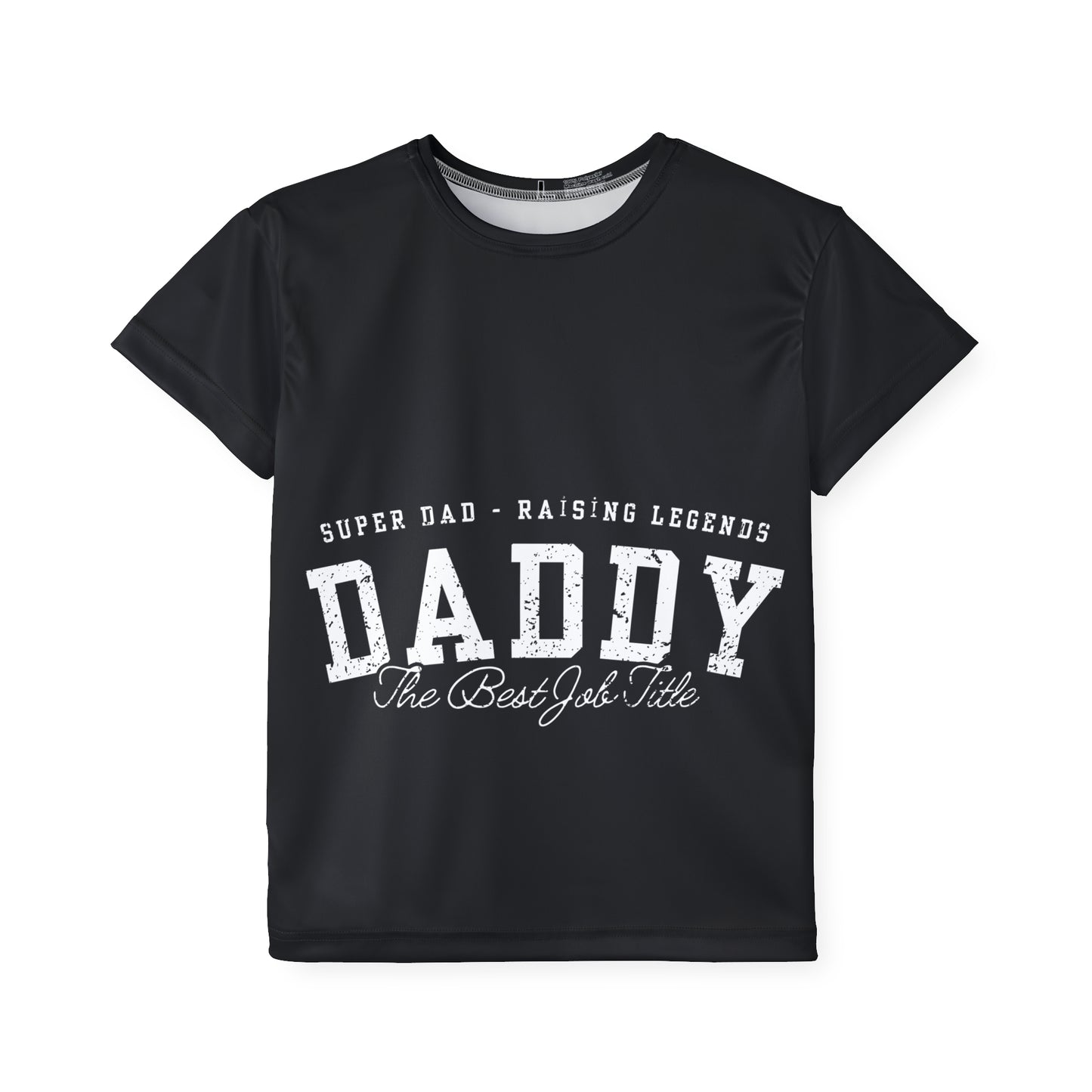 Kids Sports Jersey - Super Dad Raising Legends Tee