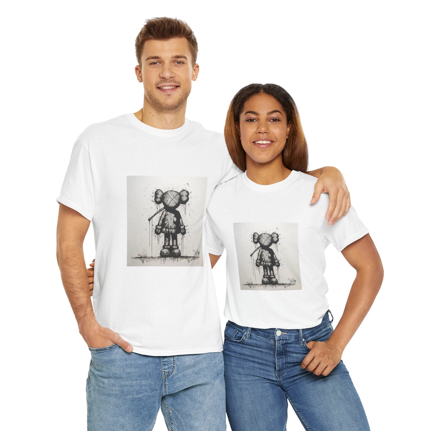 Artistic Unisex Heavy Cotton Tee | Unique Design for Creative Souls