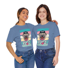 Funny Pug Team Tee - Unisex Short Sleeve Jersey T-Shirt