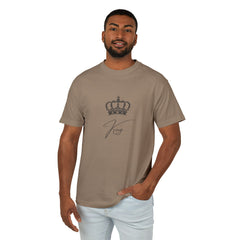 King Crown Graphic Unisex Tee - Heavyweight Cotton T-Shirt for Royalty Lovers