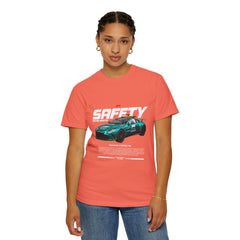 Unisex Garment-Dyed T-shirt - Formula 1 Safety Car Graphic Tee