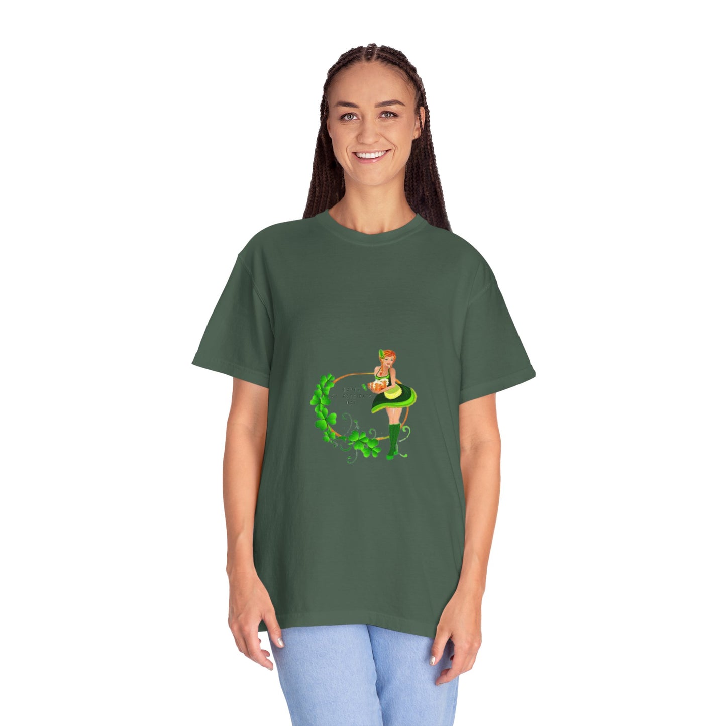 Cute St. Patrick's Day Unisex T-Shirt with Green Design