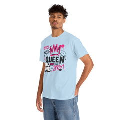 Queen Girl Power Graphic Tee - Unisex Heavy Cotton T-Shirt