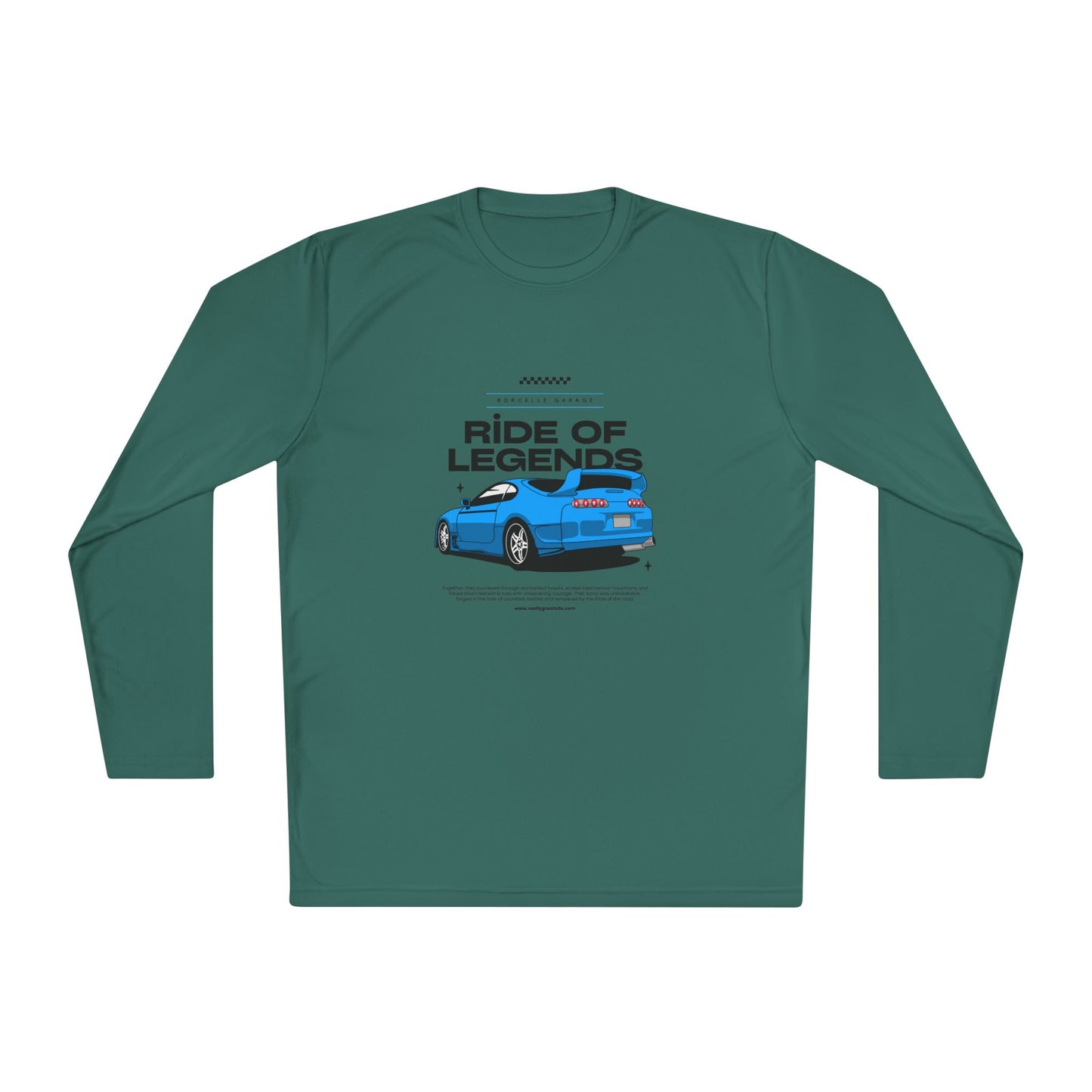 Ride of Legends Unisex Long Sleeve Tee - Dream Motif & Automotive Style