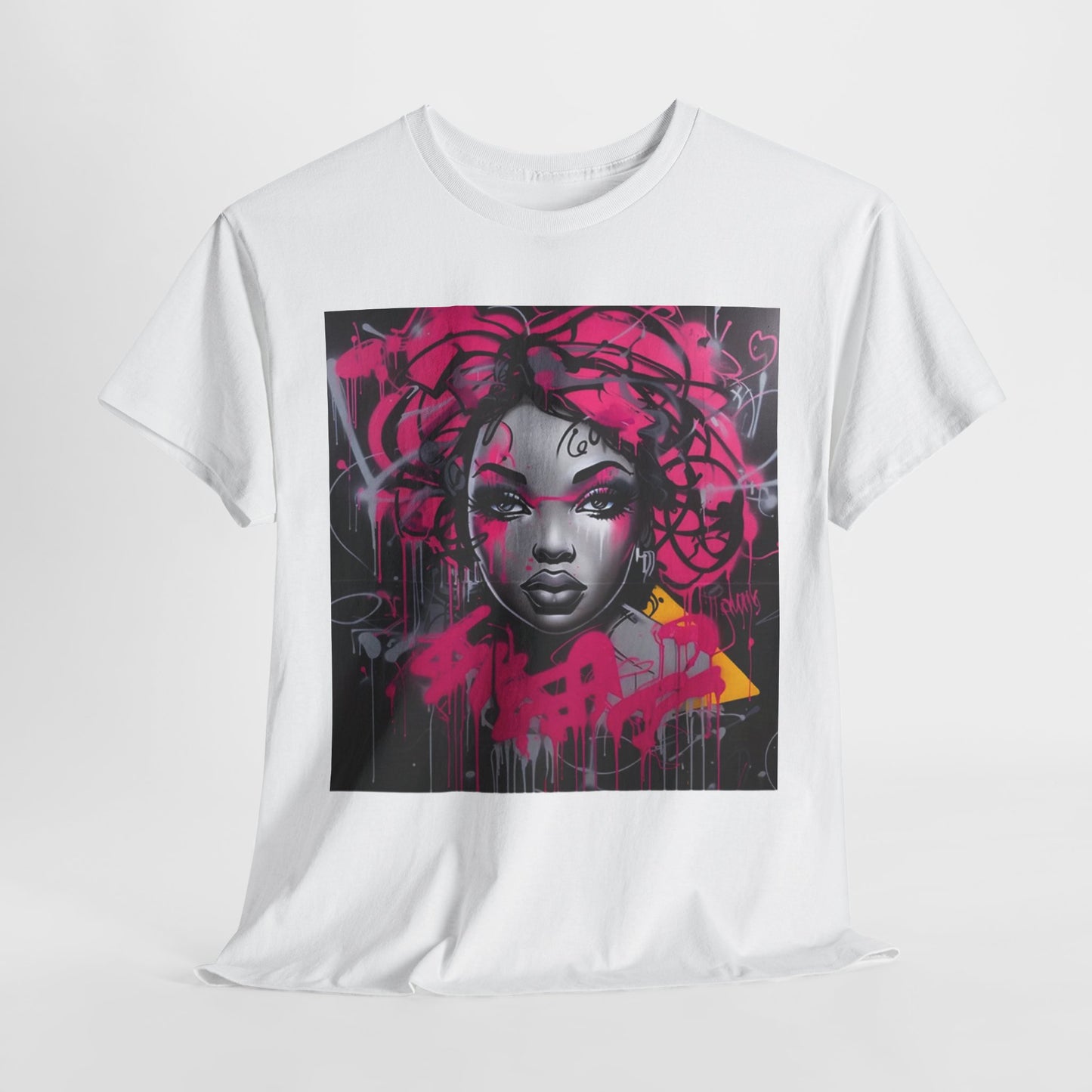 Graffiti Art Unisex Heavy Cotton Tee - Street Style T-Shirt