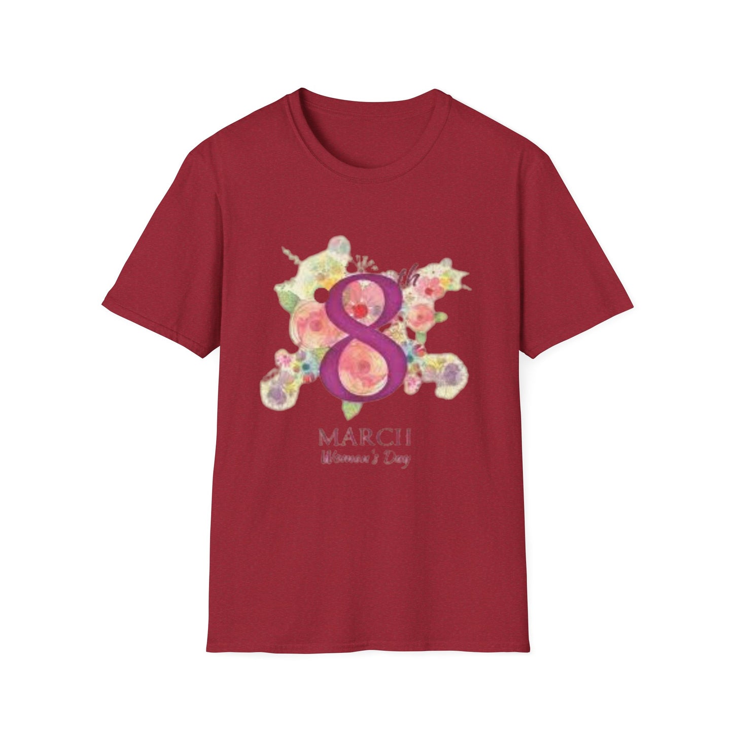 Women’s Day Floral T-Shirt - Celebrate 8th March with Style