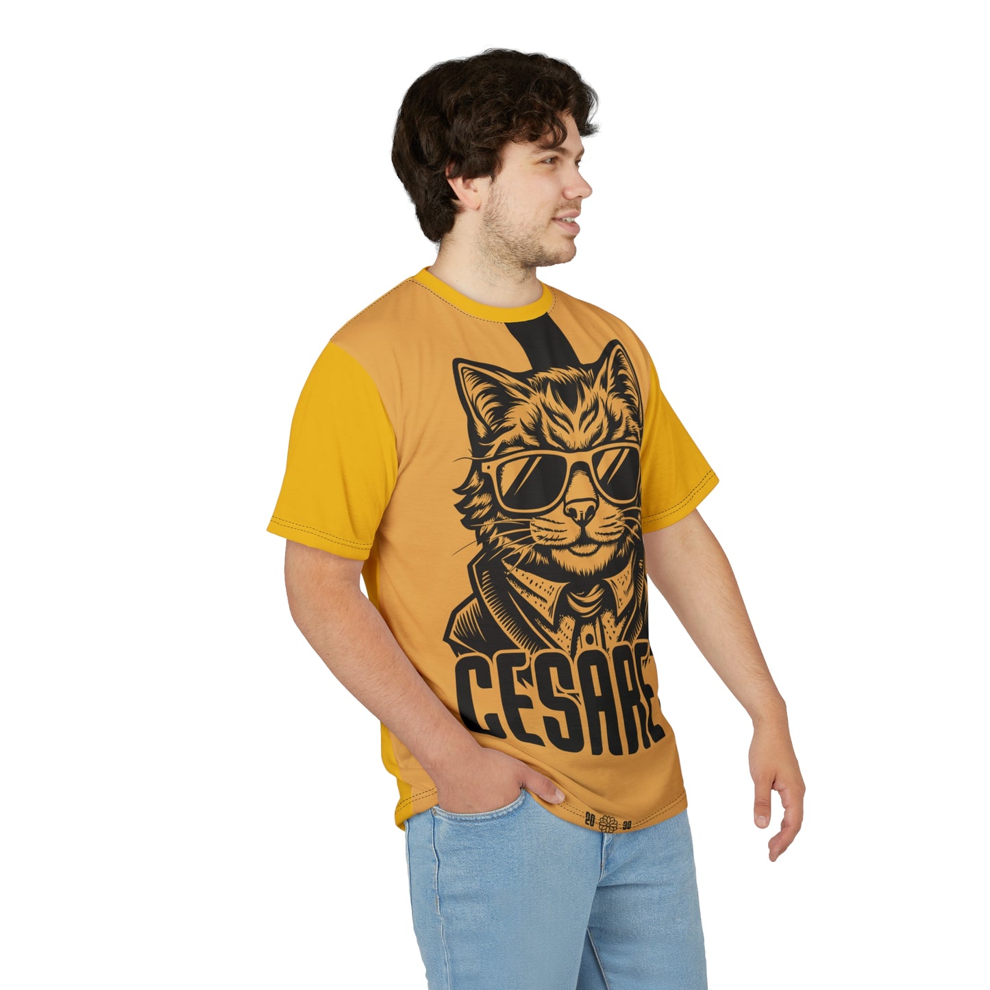 Cool Cat Unisex Tee - CESARET Graphic T-Shirt for Animal Lovers