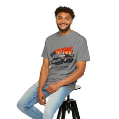 Retro Racing Unisex Garment-Dyed T-Shirt | Perfect for Car Enthusiasts