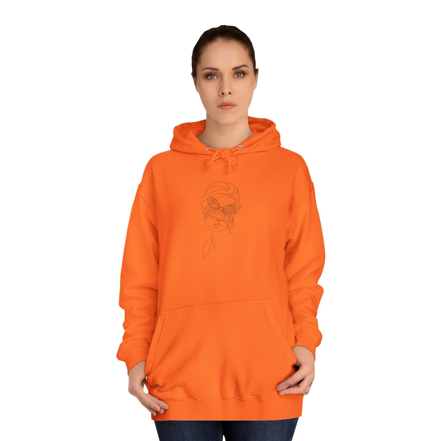 Stylish Unisex College Hoodie with Minimalist Design