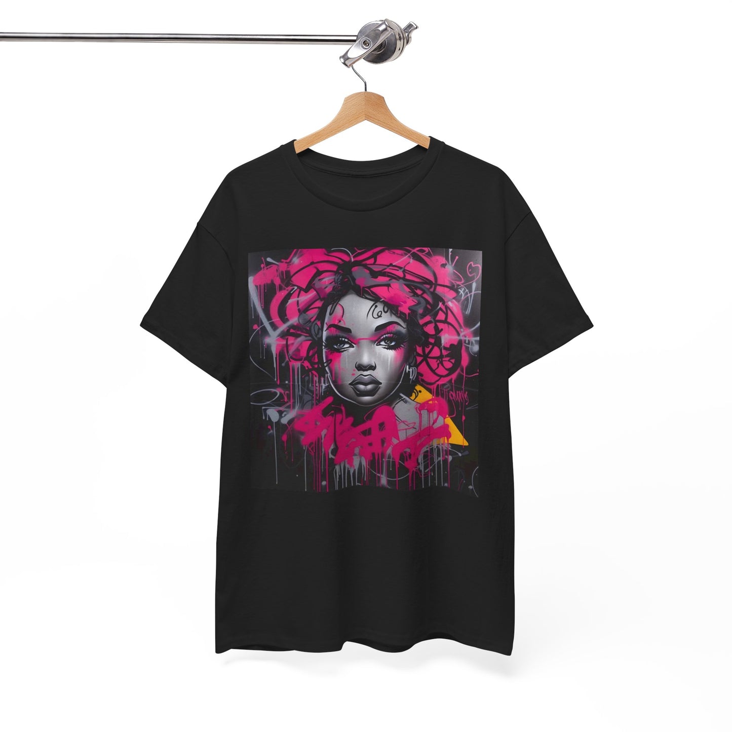 Graffiti Art Unisex Heavy Cotton Tee - Street Style T-Shirt