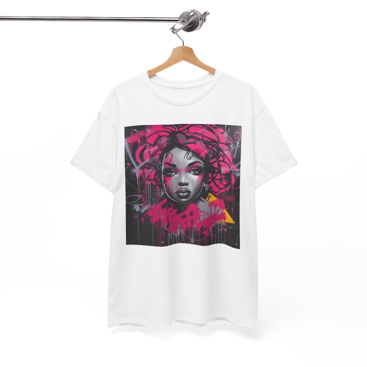 Graffiti Art Unisex Heavy Cotton Tee - Street Style T-Shirt