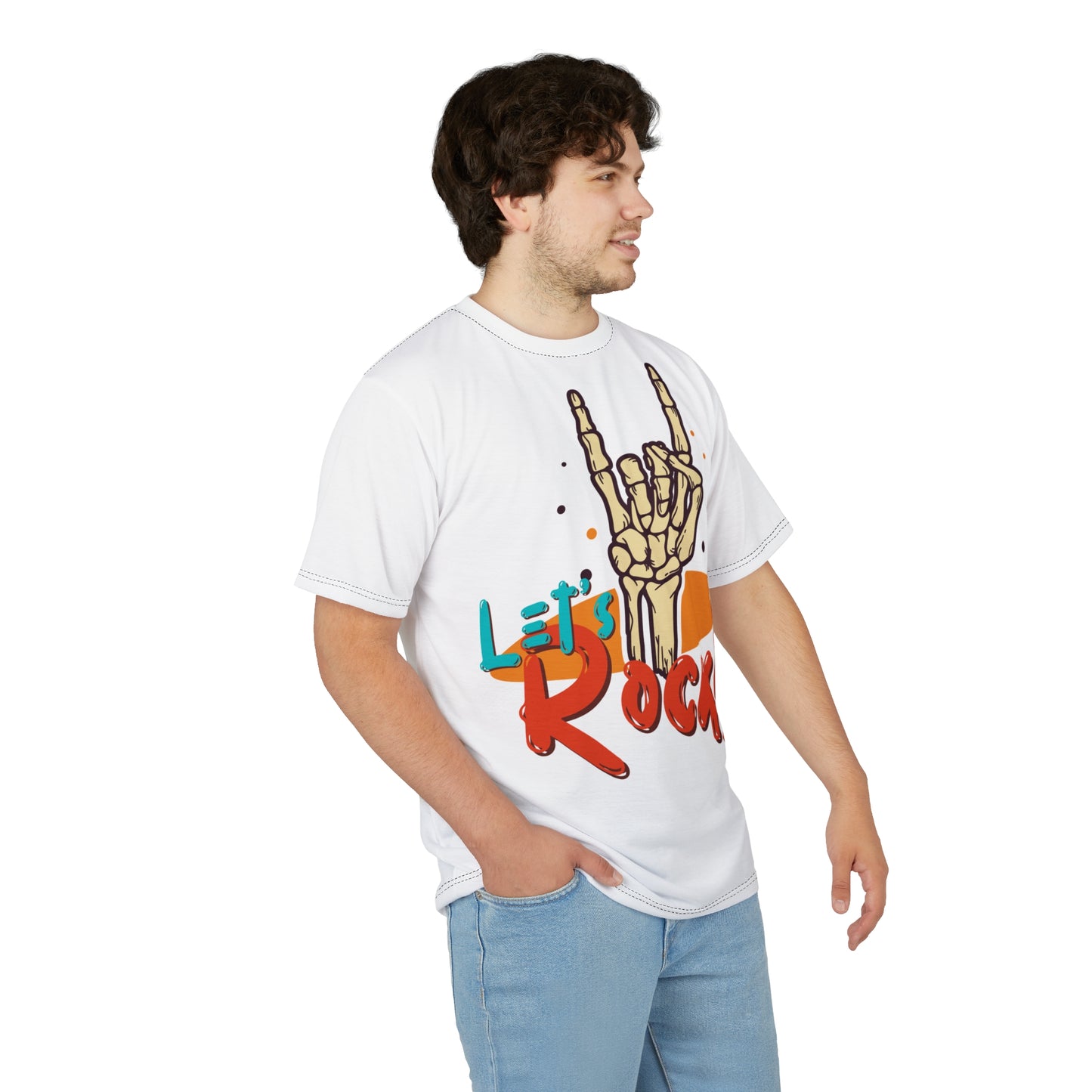 Let's Rock Unisex Graphic Tee - Perfect for Music Lovers and Concert Enthusiasts