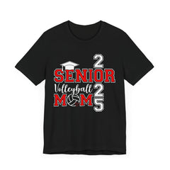 Senior Volleyball Mom 2025 Unisex Tee